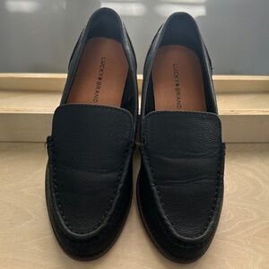 Lucky Brand Women’s  Classic Black Slip-On Loafers